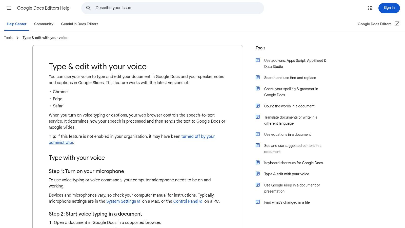Windows 11 Voice Access