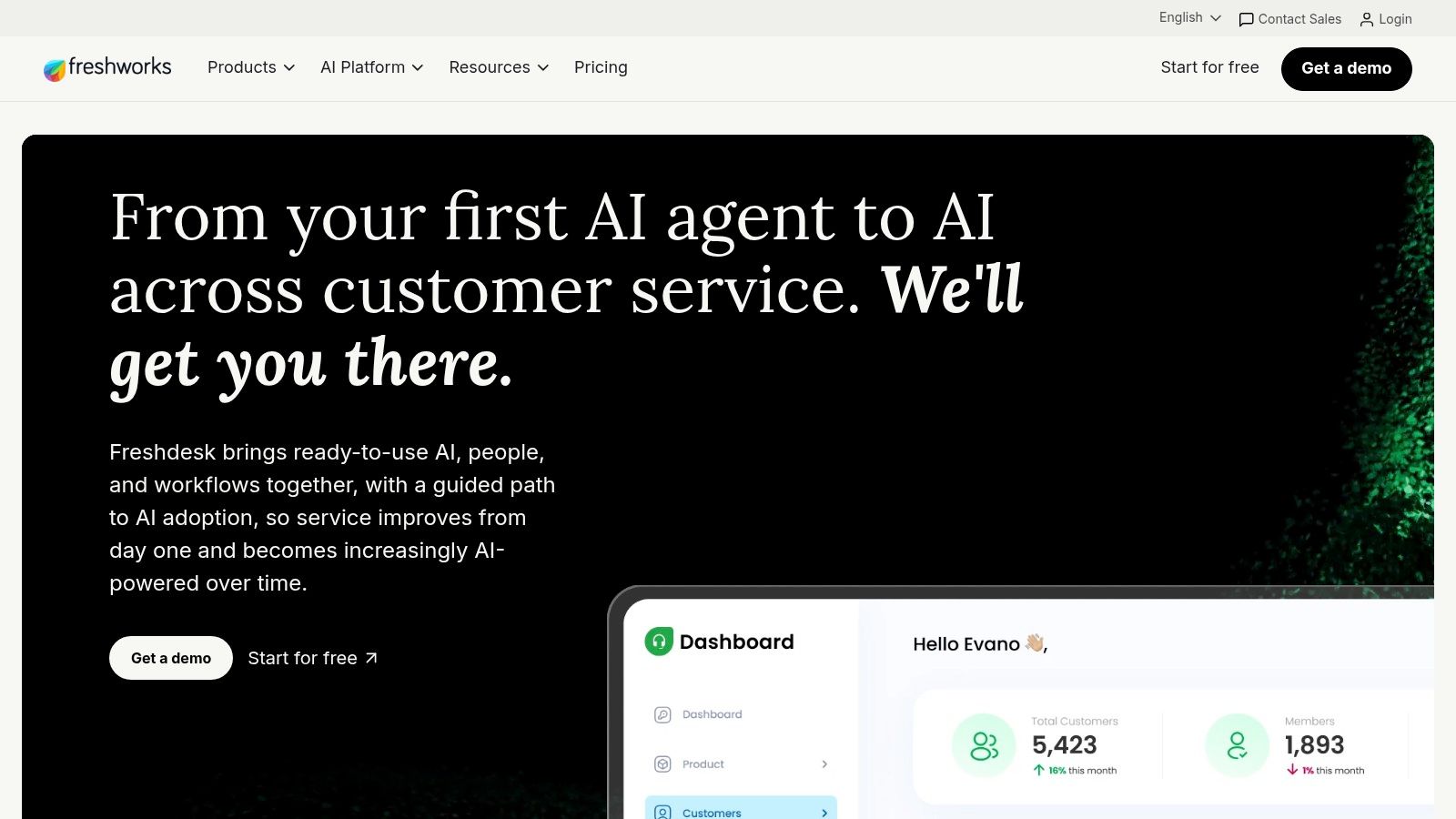 Freshdesk (Freshworks) with Freddy AI